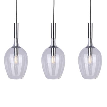 Lustra uz auklas TANGO 3xE14/40W/230V caurspīdīga