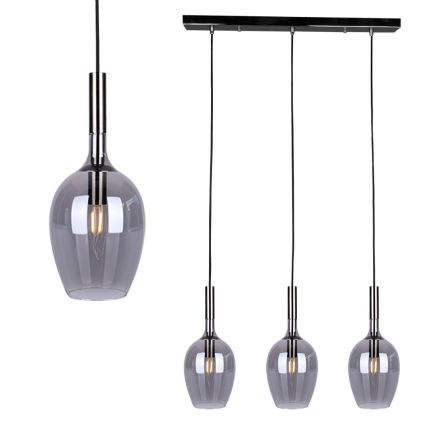 Lustra uz auklas TANGO 3xE14/40W/230V melna