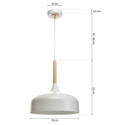 Lustra uz auklas TAYLOR 1xE27/60W/230V