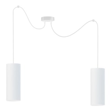 Lustra uz auklas ZIK 2xE27/40W/230V balta