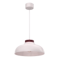 Lustra uz kabeļa BASCA 1xE27/15W/230V krēmkrāsaina/burgundija