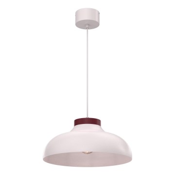 Lustra uz kabeļa BASCA 1xE27/15W/230V krēmkrāsaina/burgundija