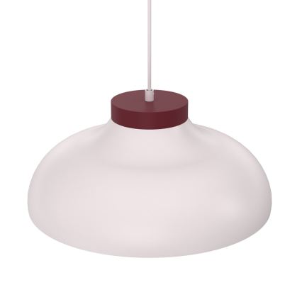 Lustra uz kabeļa BASCA 1xE27/15W/230V krēmkrāsaina/burgundija