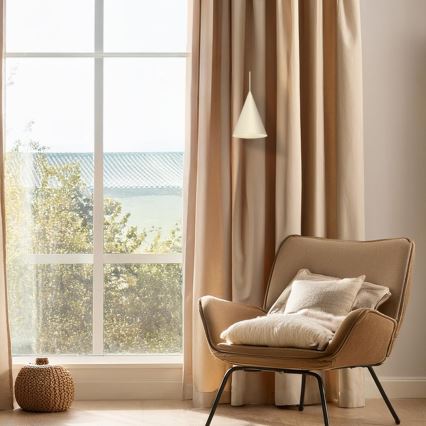 Lustra uz kabeļa CAPITAL 1xGX53/15W/230V Ø 17 cm krēmkrāsas