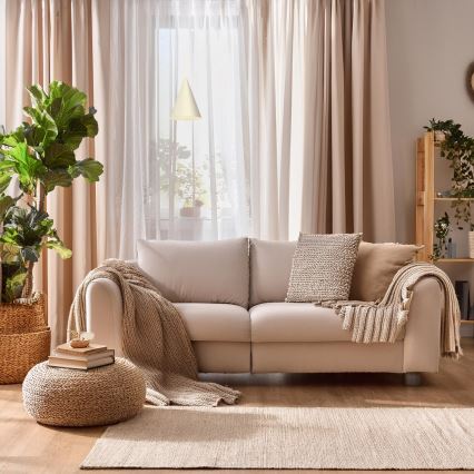 Lustra uz kabeļa CAPITAL 1xGX53/15W/230V Ø 17 cm krēmkrāsas