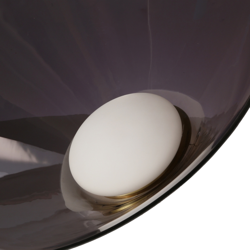 Lustra uz kabeļa PRESTO 1xGX53/10W/230V Ø 50 cm zelta/dūmakaini pelēka