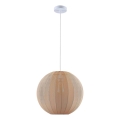 Lustra uz kabeļa SENSAI 1xE27/20W/230V Ø 40 cm bēša