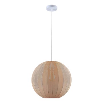 Lustra uz kabeļa SENSAI 1xE27/20W/230V Ø 40 cm bēša