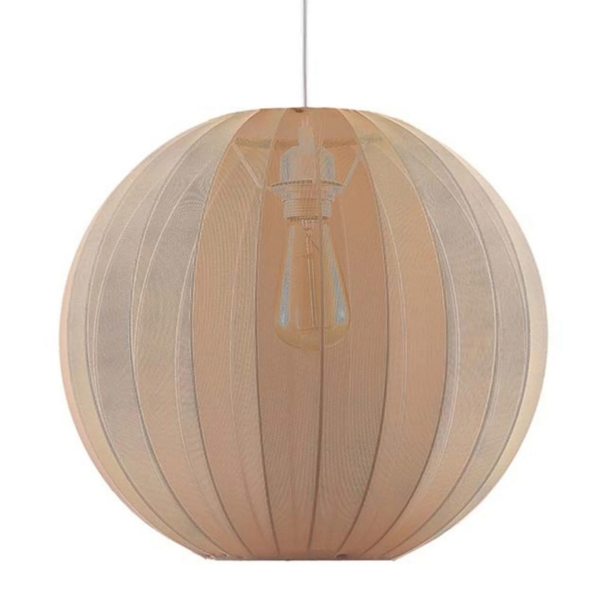 Lustra uz kabeļa SENSAI 1xE27/20W/230V Ø 40 cm bēša
