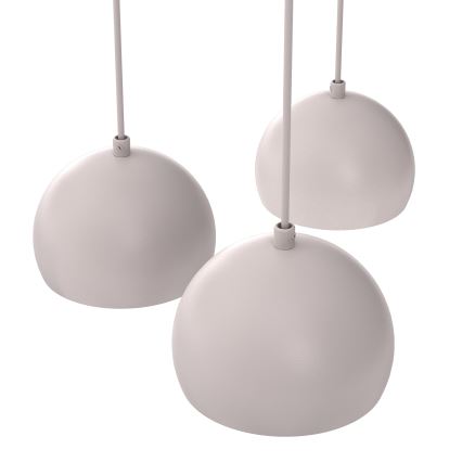 Lustra uz kabeļa SOOL 5xE27/15W/230V krēmkrāsaina