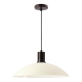 Lustra uz kabeļa TEDIN 1xGU10/15W/230V balta/melna