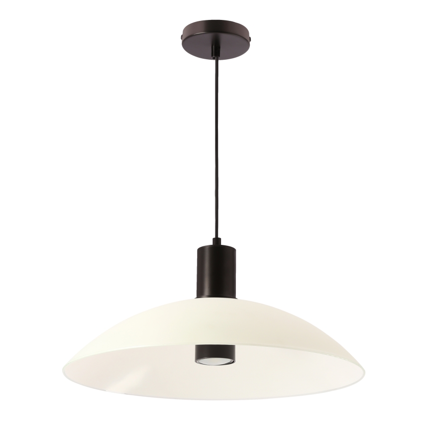 Lustra uz kabeļa TEDIN 1xGU10/15W/230V balta/melna