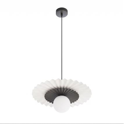 Lustra uz kabeļa UMBRA 1xG9/8W/230V melna/balta