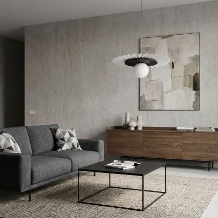 Lustra uz kabeļa UMBRA 1xG9/8W/230V melna/balta