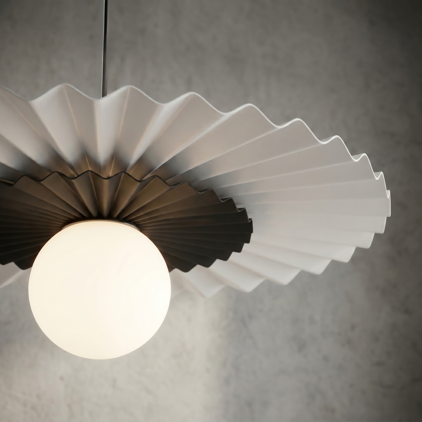 Lustra uz kabeļa UMBRA 1xG9/8W/230V melna/balta