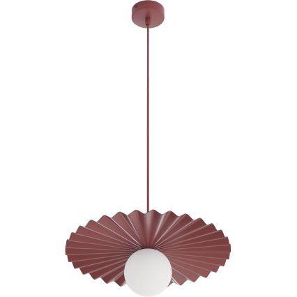 Lustra uz kabeļa UMBRA 1xG9/8W/230V sarkana