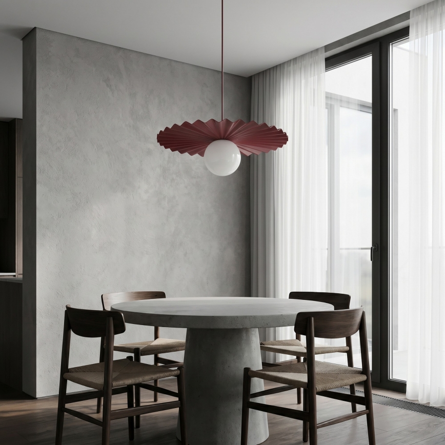 Lustra uz kabeļa UMBRA 1xG9/8W/230V sarkana