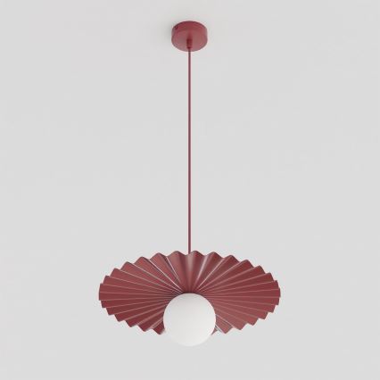 Lustra uz kabeļa UMBRA 1xG9/8W/230V sarkana