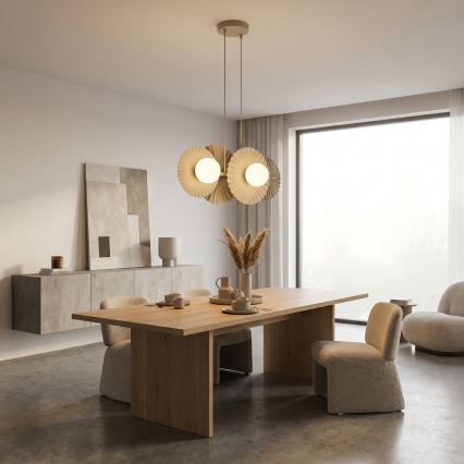 Lustra uz kabeļa UMBRA 4xG9/8W/230V bēša