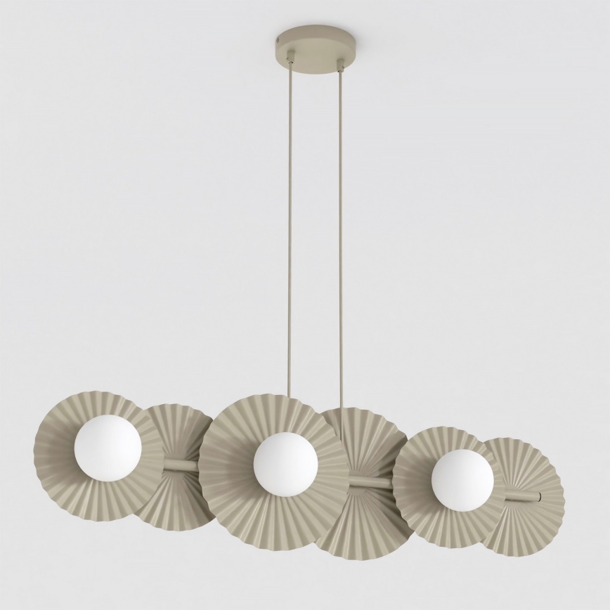 Lustra uz kabeļa UMBRA 6xG9/8W/230V bēša