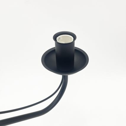 Lustra uz ķēdes ANTON 6xE14/60W/230V melna