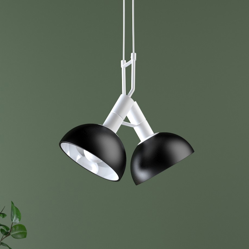 Lustra uz ķēdes BUFFI 2xE27/60W/230V