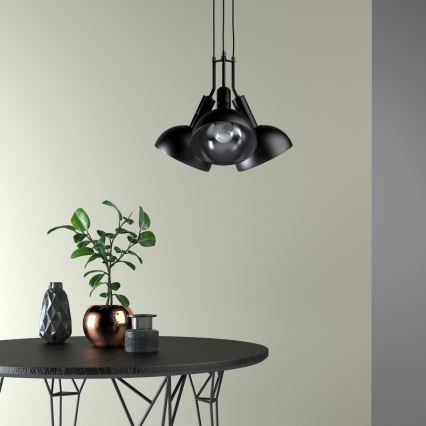 Lustra uz ķēdes BUFFI 3xE27/60W/230V