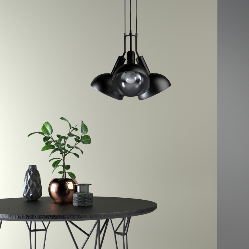Lustra uz ķēdes BUFFI 3xE27/60W/230V