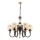 Lustra uz ķēdes BUSAN 6xE27/40W/230V, zeltaina