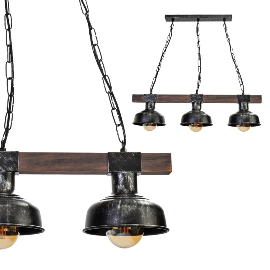 Lustra uz ķēdes FARO 3xE27/60W/230V