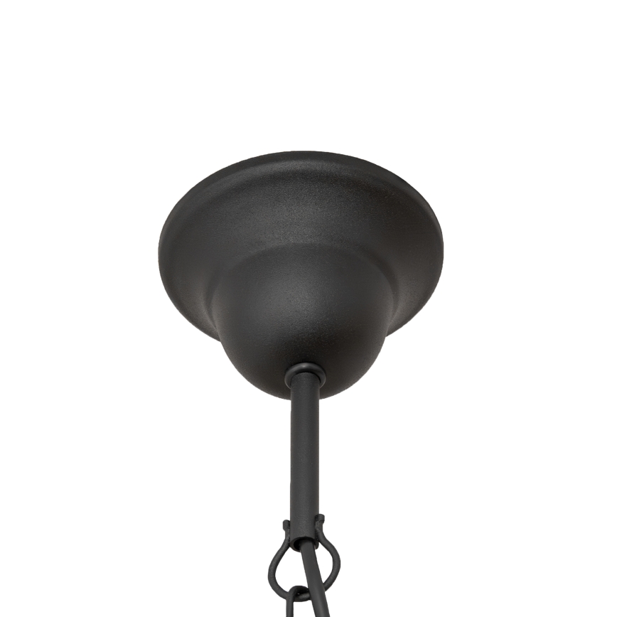 Lustra uz ķēdes MALBO 8xE14/10W/230V, melna