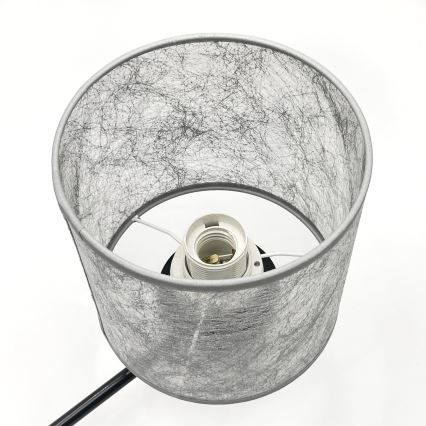 Lustra uz ķēdes ROSA 3xE27/60W/230V melna/pelēka