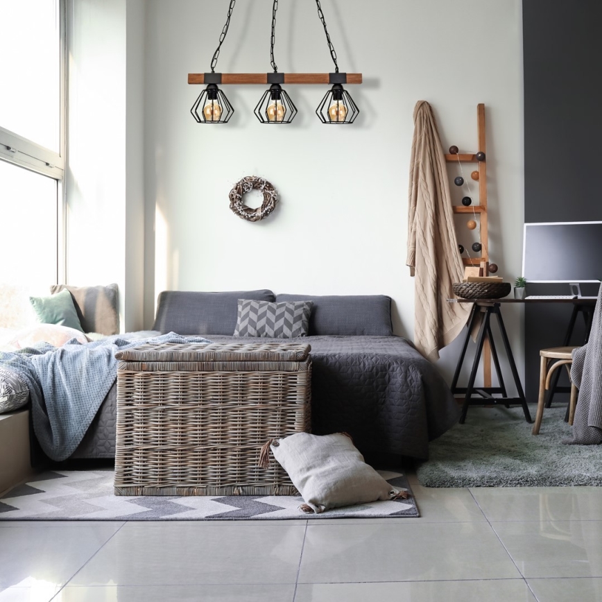Lustra uz ķēdes ULF 3xE27/60W/230V