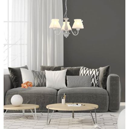 Lustra uz ķēdes ZEFIR 3xE27/40W/230V