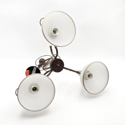 Lustra uz stieņa COBRA 3xE27/60W/230V bronza/patina