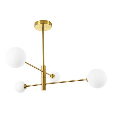 Lustra uz stieņa DORADO 4xG9/40W/230V zelta