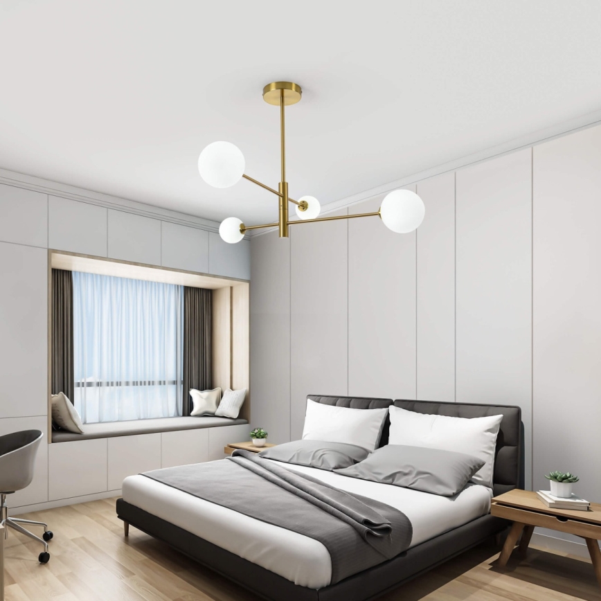 Lustra uz stieņa DORADO 4xG9/40W/230V zelta