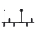 Lustra uz stieņa URANOS 5xGU10/10W/230V, melna