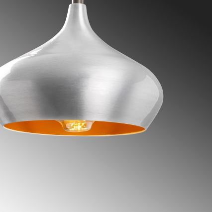 Lustra uz stieples DODO 1xE27/40W/230V matēts hroms