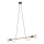 Lustra uz troses HELIX 2xE27/15W/230V melna/priede