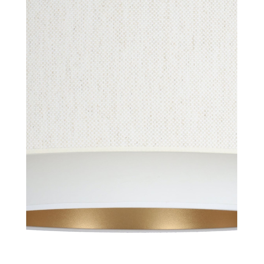 Lustra uz troses NATIA 1xE27/60W/230V Ø 45 cm balta
