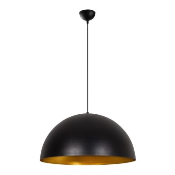Lustra uz troses SIVANI 1xE27/40W/230V Ø 60 cm melna/vara