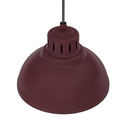 Lustra uz troses SVEN 3xE27/15W/230V, burgundijas krāsa