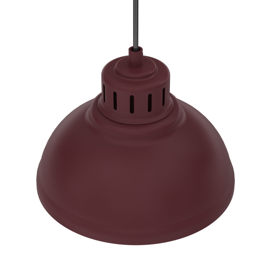 Lustra uz troses SVEN 3xE27/15W/230V, burgundijas krāsa