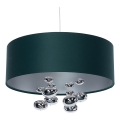 Lustra uz vada BUBBLE, 1x E27, 60 W, 230 V, Ø 40 cm, zaļa