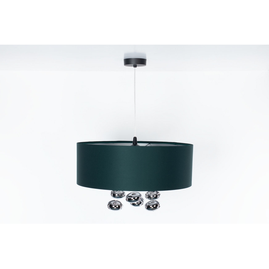 Lustra uz vada BUBBLE, 1x E27, 60 W, 230 V, Ø 40 cm, zaļa