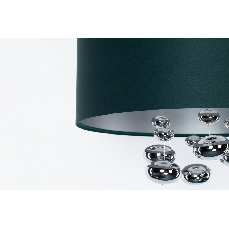 Lustra uz vada BUBBLE, 1x E27, 60 W, 230 V, Ø 40 cm, zaļa