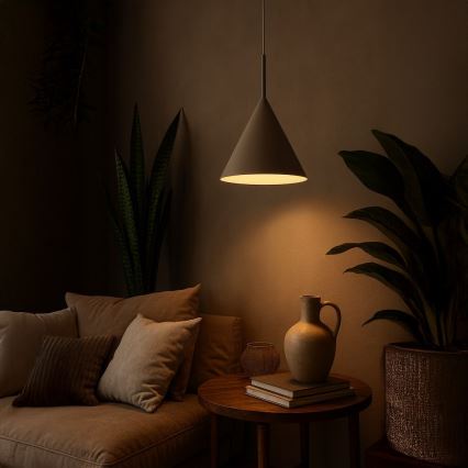 Lustra uz vada CAPITAL 1xGX53/15W/230V Ø 32 cm bēša