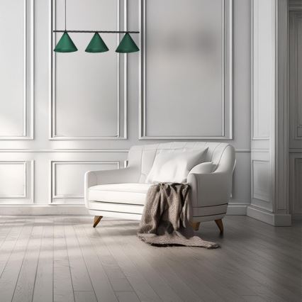 Lustra uz vada CAPITAL 3xGX53/15W/230V, zaļa