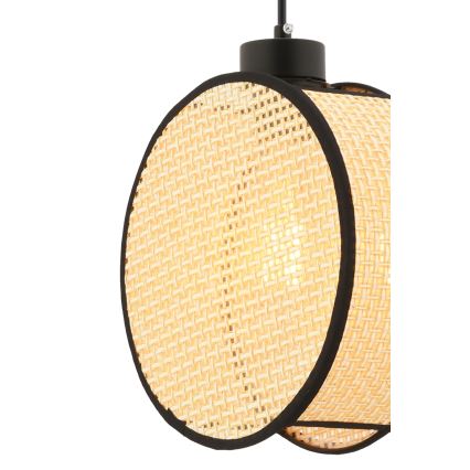 Lustra uz vada DRUM 1xE27/60W/230V bēša/melna